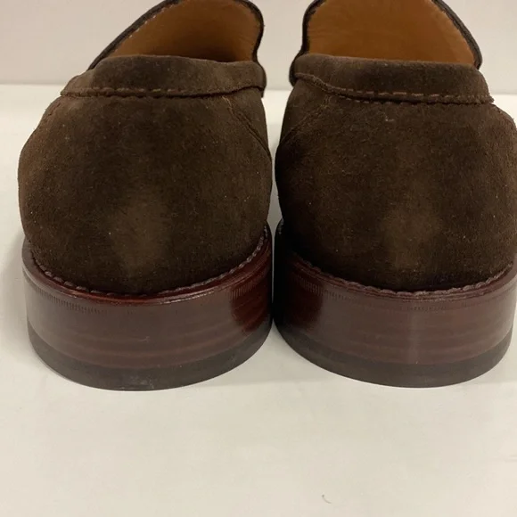 Caporicci calf, leather suede, vintage loafers never been worn, still in box.